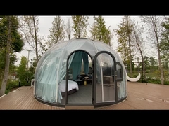 ISO Glamping Bubble Tent 100% Odporność na promieniowanie UV Zewnętrzna kopuła bąbelkowa