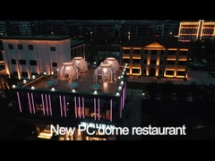 Wodoodporna ochrona przed promieniowaniem UV Przezroczyste namioty bąbelkowe 4m2 - 24m2 Wentylacja