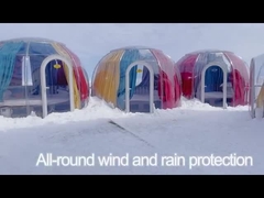 Wodoodporna ochrona przed promieniowaniem UV Przezroczyste namioty bąbelkowe 4m2 - 24m2 Wentylacja