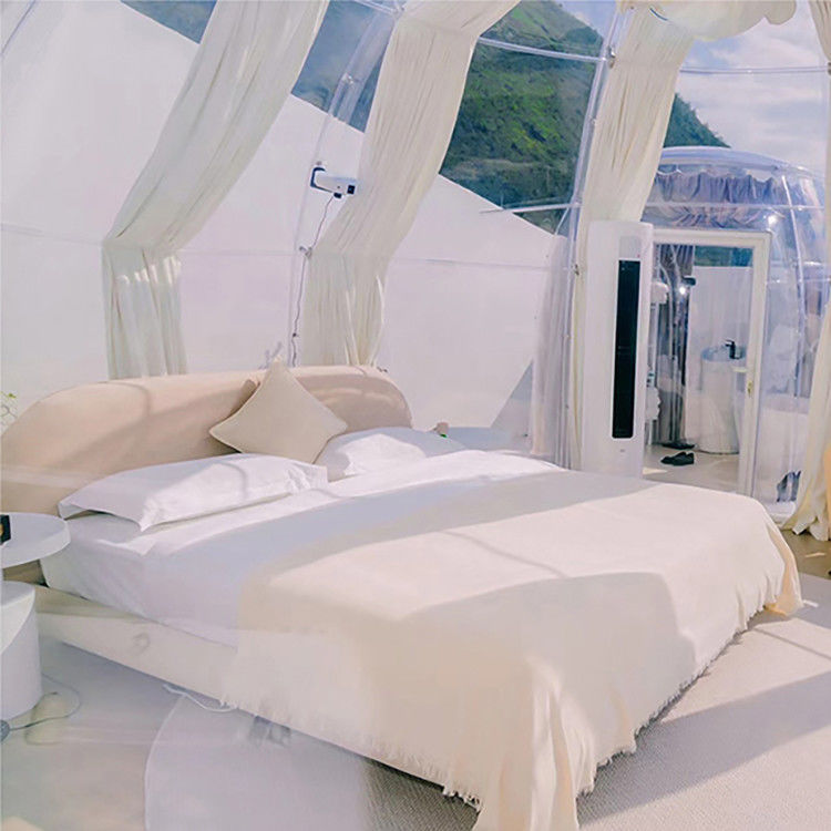 Namiot Modern Resort Bubble Dome Luksusowa izolacja akustyczna ze światłem LED