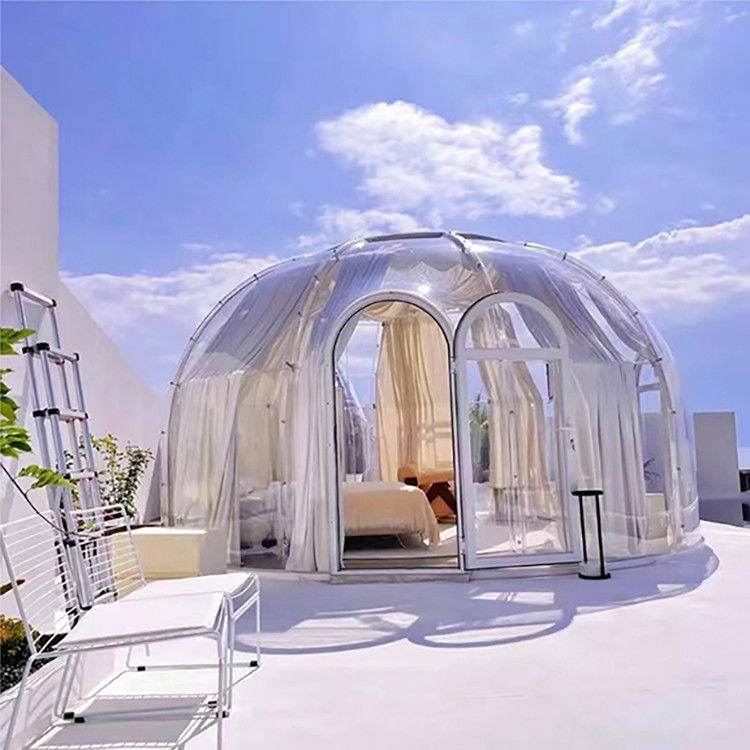Namiot Modern Resort Bubble Dome Luksusowa izolacja akustyczna ze światłem LED