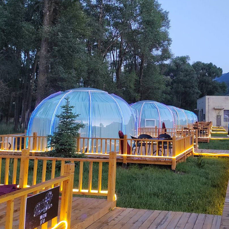 3m x 2.3m Igloo Bubble Tent Waterproof PC Clear Dome Tent na imprezy i wydarzenia