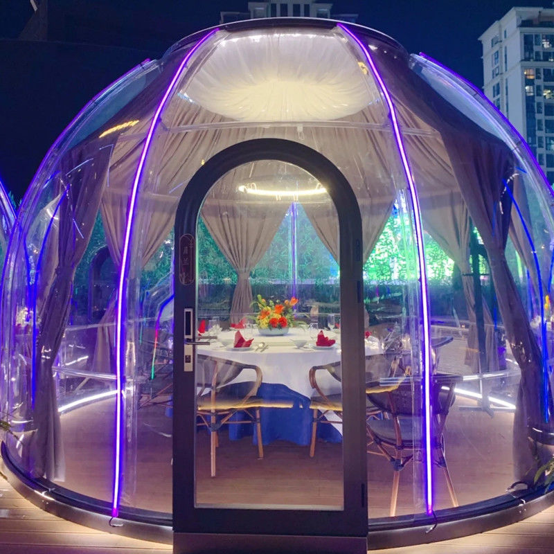 3m x 2.3m Clear Dome House Igloo Bubble Tent z imprezami i wydarzeniami