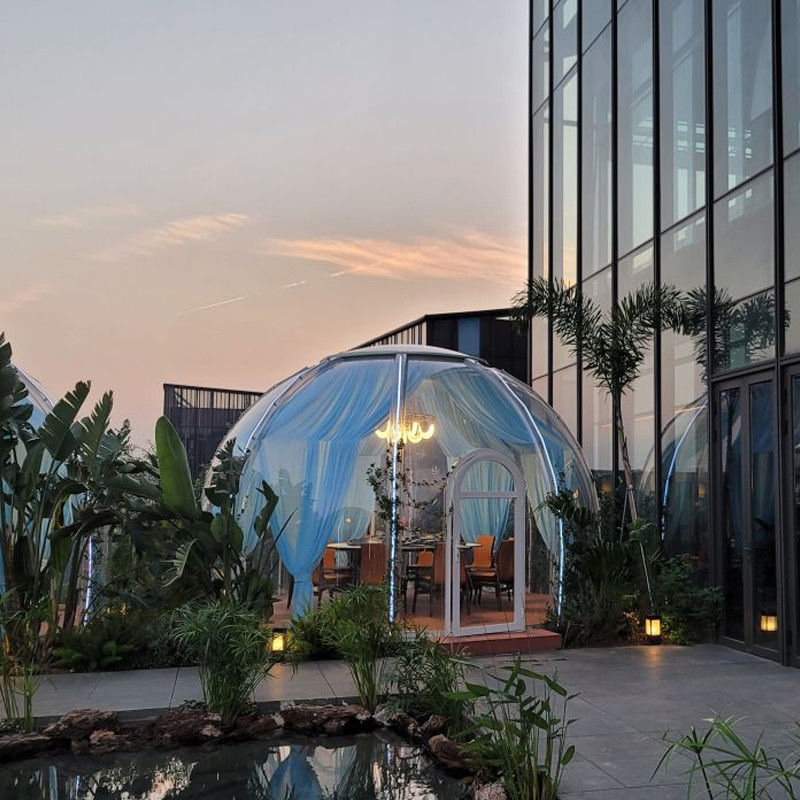PC Dome House Glamping Bubble Tent Do kempingu na świeżym powietrzu i przyjęć na podwórku