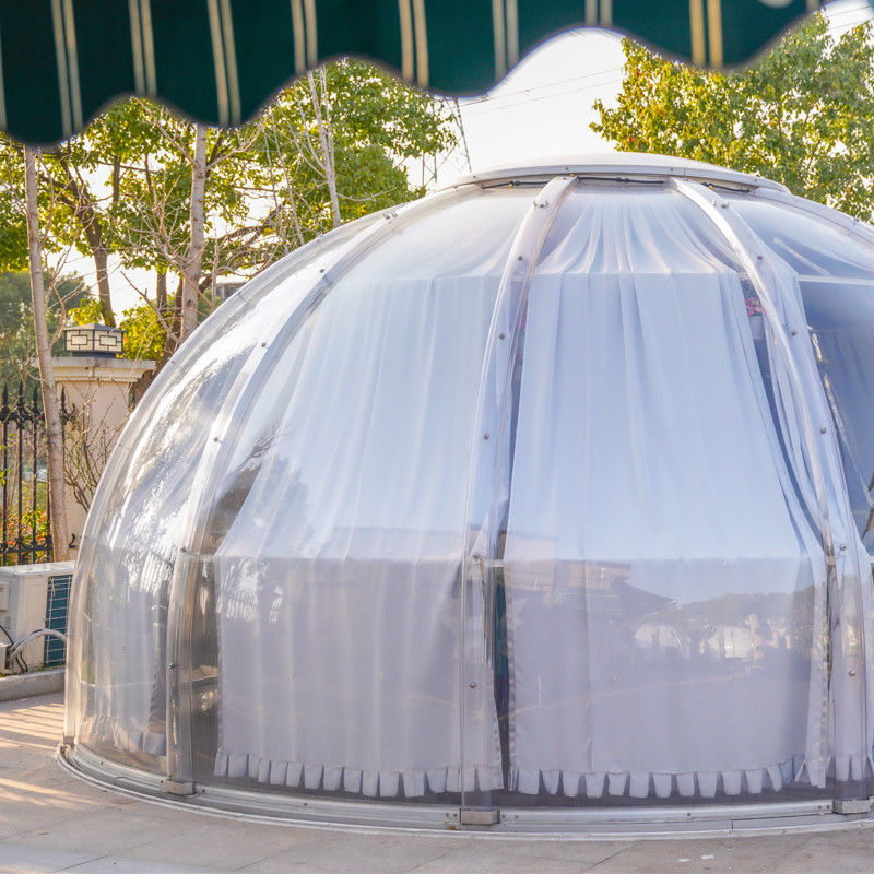 PC Materiał aluminiowy Bubble Tent House 2,8m Wysokość namiot kopułowy namiot do kempingu na zewnątrz